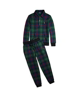 Polo Ralph Lauren Big Boys Plaid Fleece Jogger Pant