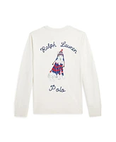 Polo Ralph Lauren Big Boys Dog-Print Cotton Long Sleeve Tee