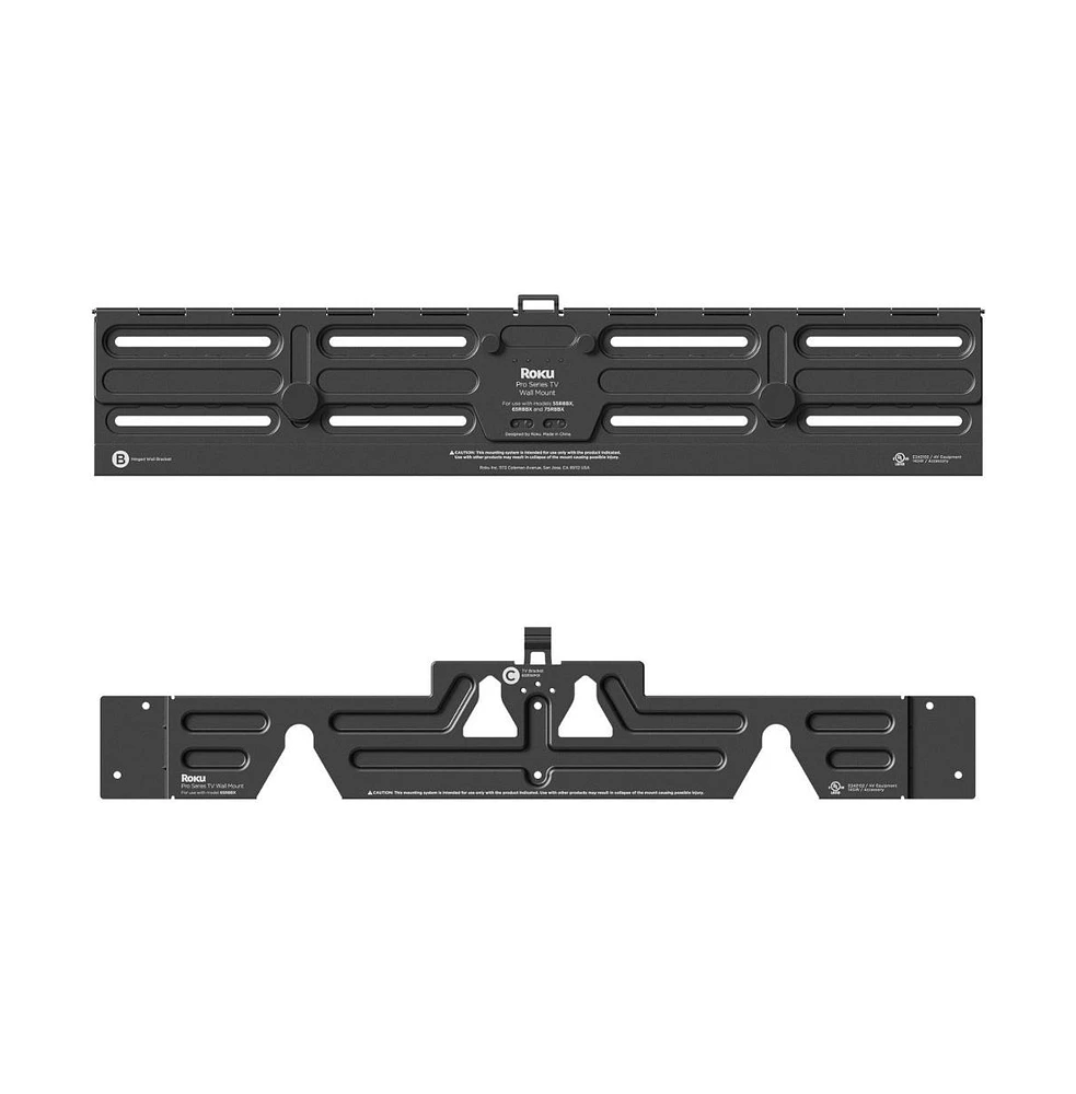 Roku 55" Wall Mount Kit for Pro Series TVs - Black