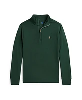 Polo Ralph Lauren Big Boys Cotton Interlock Quarter-Zip Pullover Sweatshirt