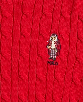 Polo Ralph Lauren Big Boys Bear Cable-Knit Cotton Sweater