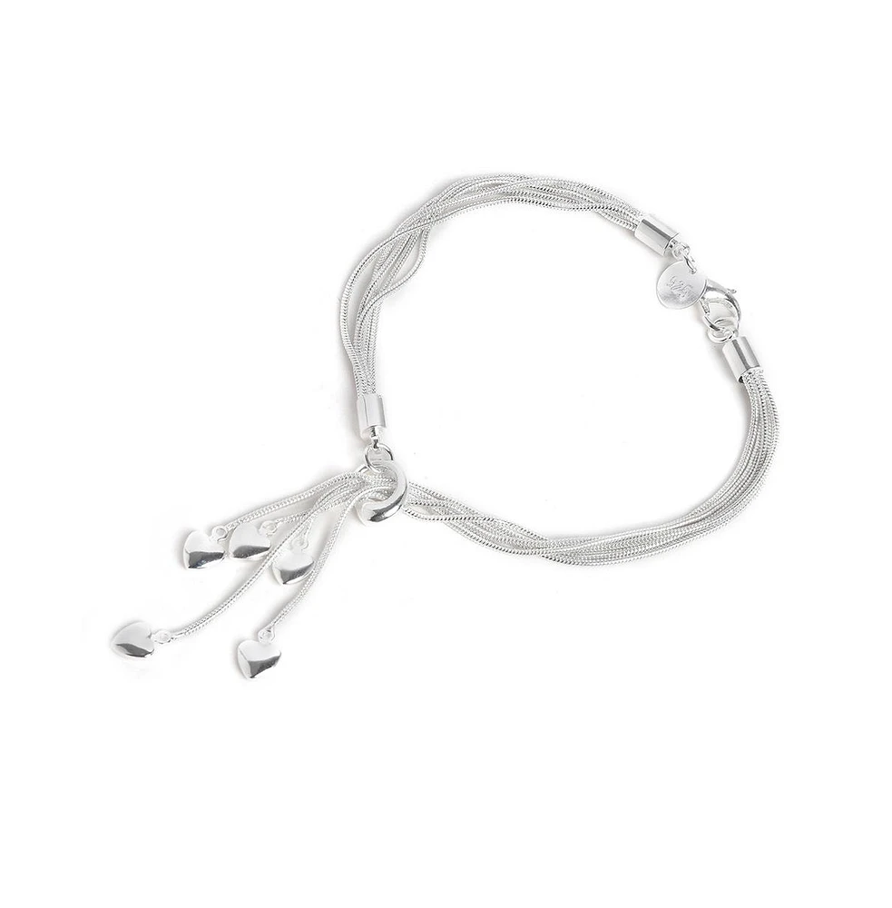 Sohi Women's Heart Charm Bracelet