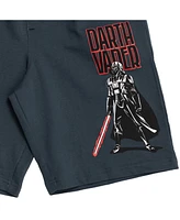 Star Wars Boys Darth Vader Tie Fighter French Terry 2 Pack Shorts to