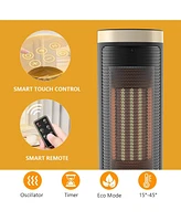 1500W Portable Electric Space Heater with Remote Control