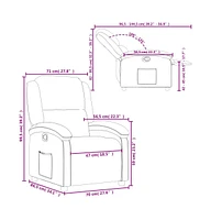 vidaXL Recliner Chair Faux Leather