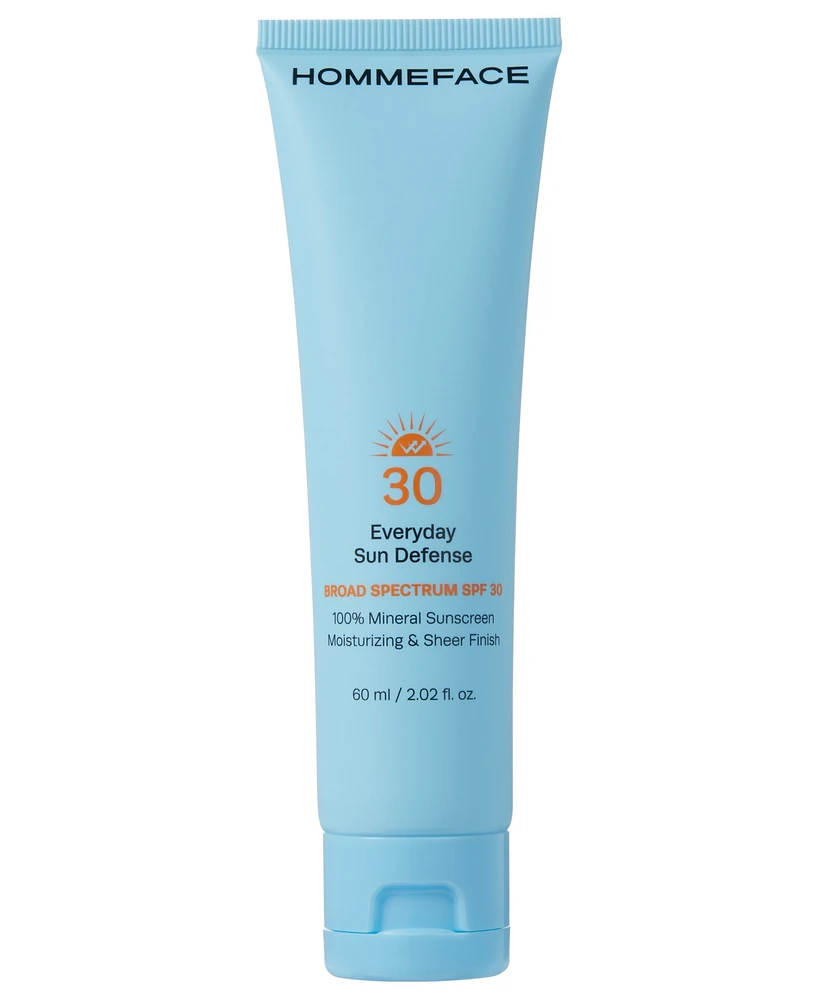 Hommeface Everyday Sun Defense Spf 30 Mineral Face Sunscreen, 2.02 oz.