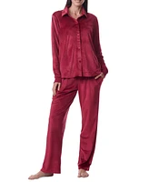 Tommy Hilfiger Women's 2-Pc. Long-Sleeve Pajamas Set