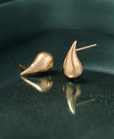 Audrey by Aurate Puff Teardrop Stud Earrings in Gold Vermeil, Created for Macy's