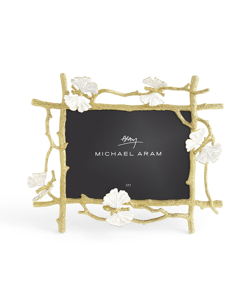 Michael Aram Butterfly Ginkgo Gold Frame, 5" x 7"