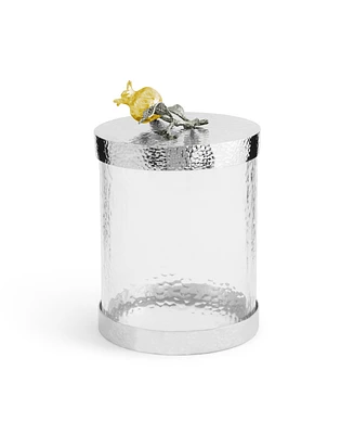 Michael Aram Pomegranate Silver and Gold Canister