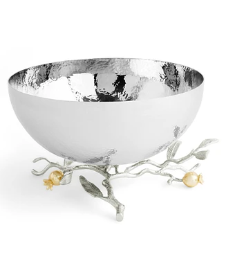 Michael Aram Pomegranate Silver and Gold Serving Bowl