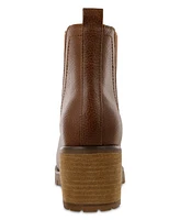 Mia Women's Jody Lug Sole Wide-Width Chelsea Booties