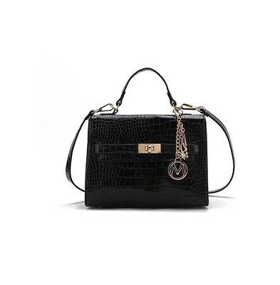 Mkf Collection Naomi Crocodile Satchel by Mia K