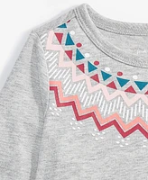 First Impressions Baby Girls Fair Isle Long-Sleeve Peplum T-Shirt, Created for Macy's