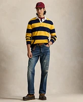 Polo Ralph Lauren Men's Striped Fleece Rugby Sweatshirt