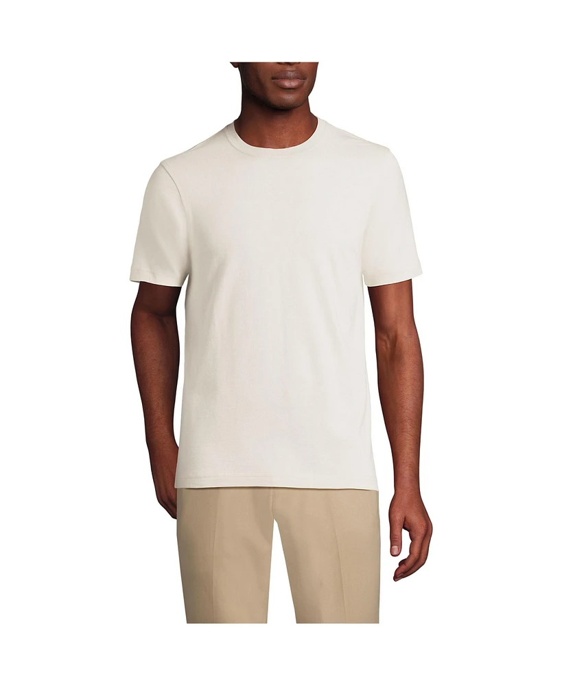 Lands' End Men's Short Sleeve Cotton Supima Tee