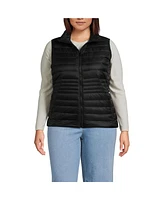 Lands' End Plus Wanderweight Packable Down Vest