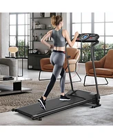 Skonyon 1.0 Hp Electric Mobile Power Foldable Treadmill with Operation Display for Home