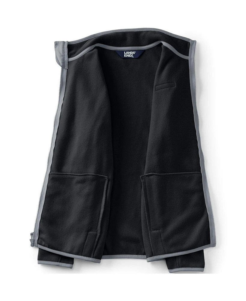 Lands' End Girls Fleece Full Zip Jacket