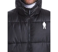 Space One Men's Nasa Inspired Reversible Puffer Jacket