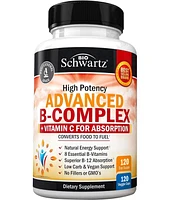 BioSchwartz Advanced B-Complex, 120 ct