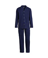 Lands' End Men's Long Sleeve Essential Pajama Set