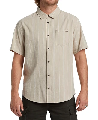 Billabong Men's All Day Stripe Short Sleeve Shirt