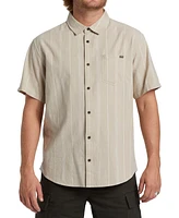 Billabong Men's All Day Stripe Short Sleeve Shirt