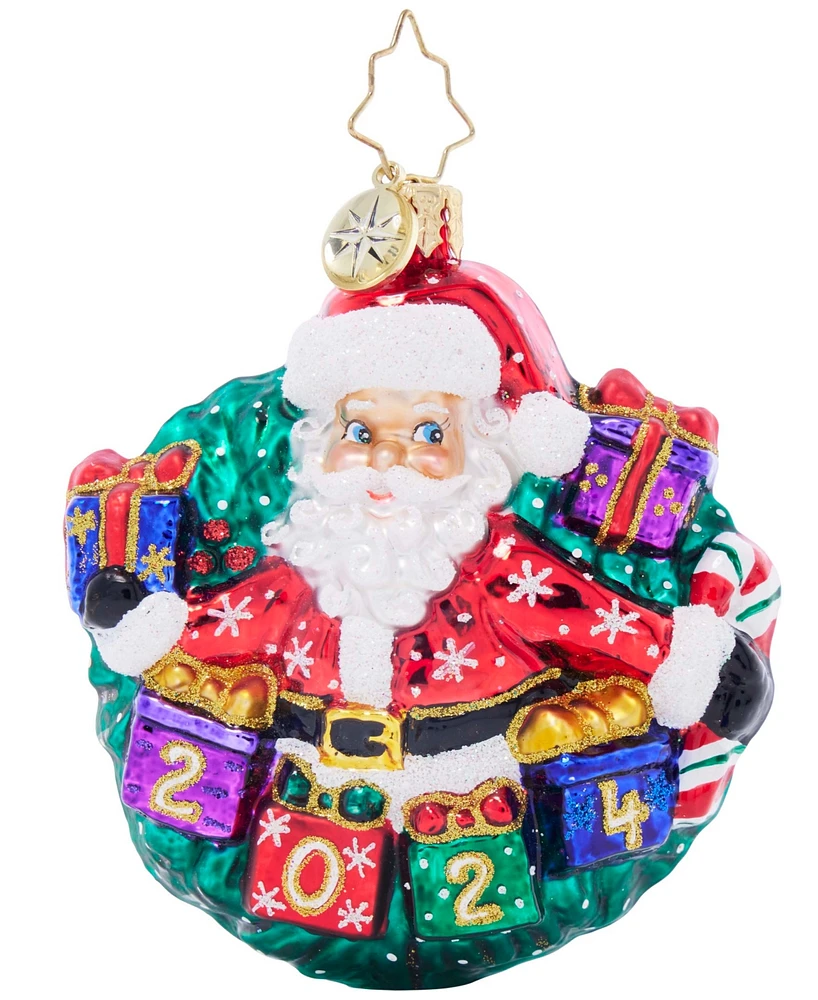 Christopher Radko Yearly Salutations Gem Ornament