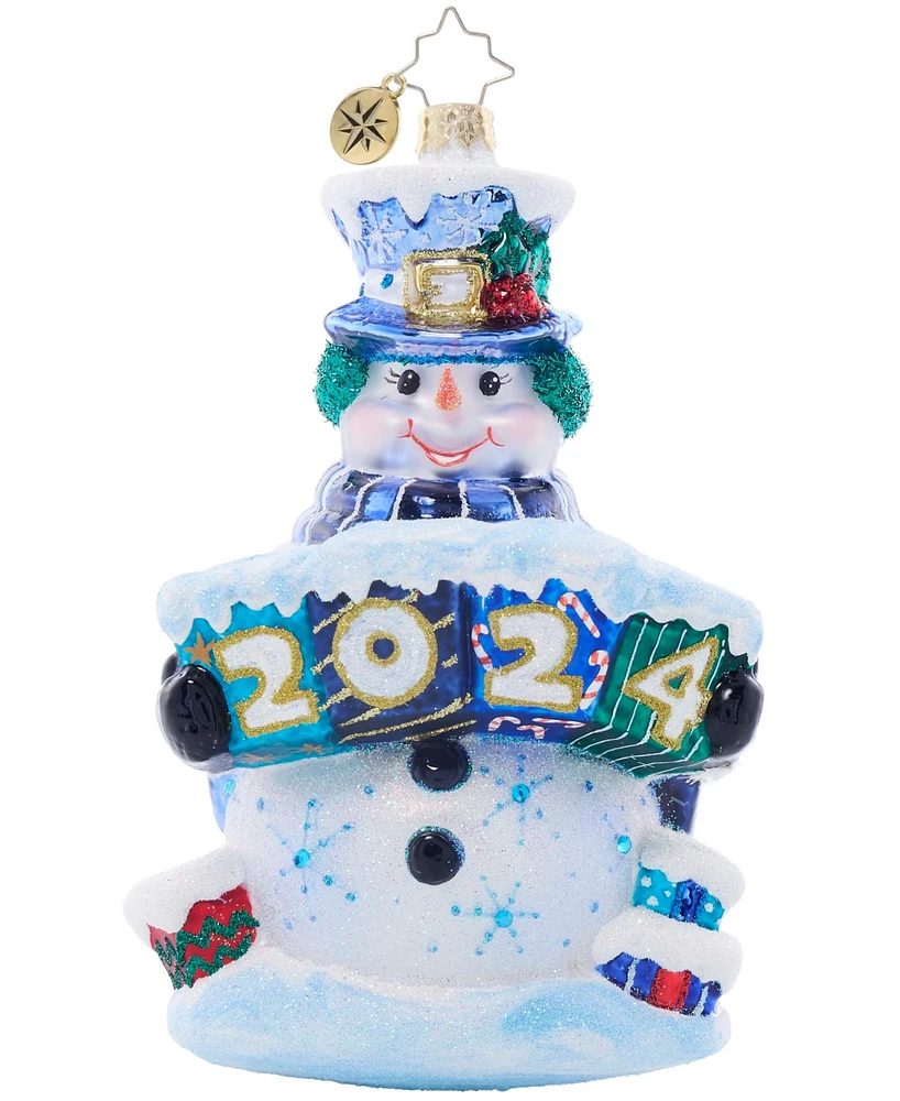 Christopher Radko Snow Like These Gifts 2024 Ornament