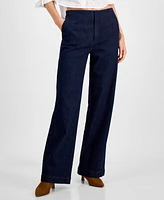 Dkny Jeans Women's High-Rise Zip-Front Pants - LXT