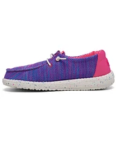 Hey Dude Little Girls Wendy Stretch Mesh Casual Moccasin Sneakers from Finish Line