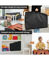 Sugift 25 Notes Xylophone Wooden Percussion Educational Instrument with 2 Mallets