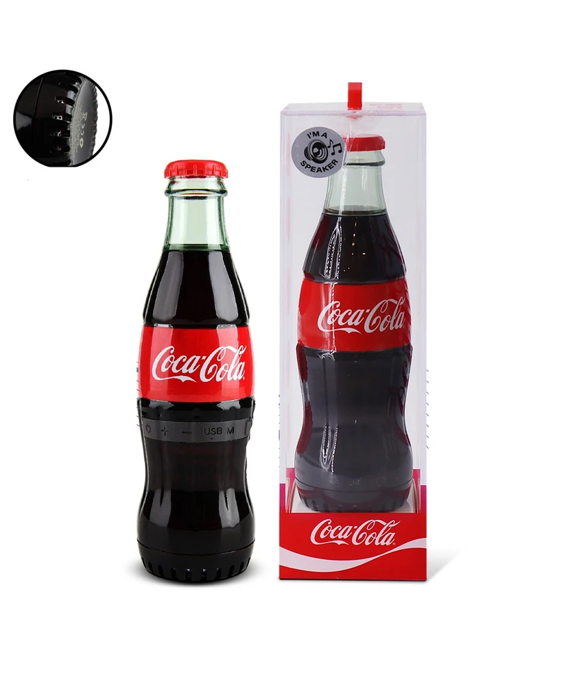 Coca-Cola Bluetooth Bottle Shaped Speaker with Acrylic Case