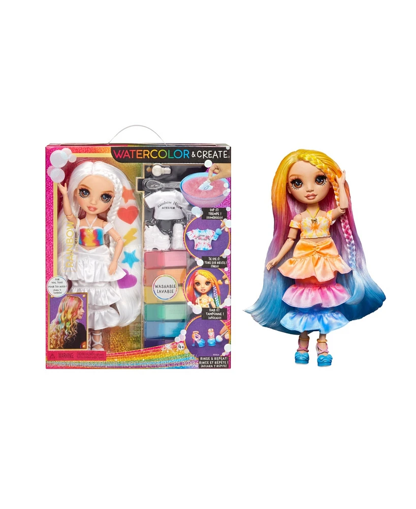 Rainbow High Watercolor Create Fashion Diy Doll