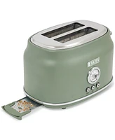 Haden Dorset Cedar Wide-Slot 2-Slice Toaster, 75172