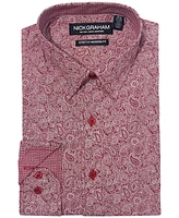 Nick Graham Men's Paisley Dress Shirt