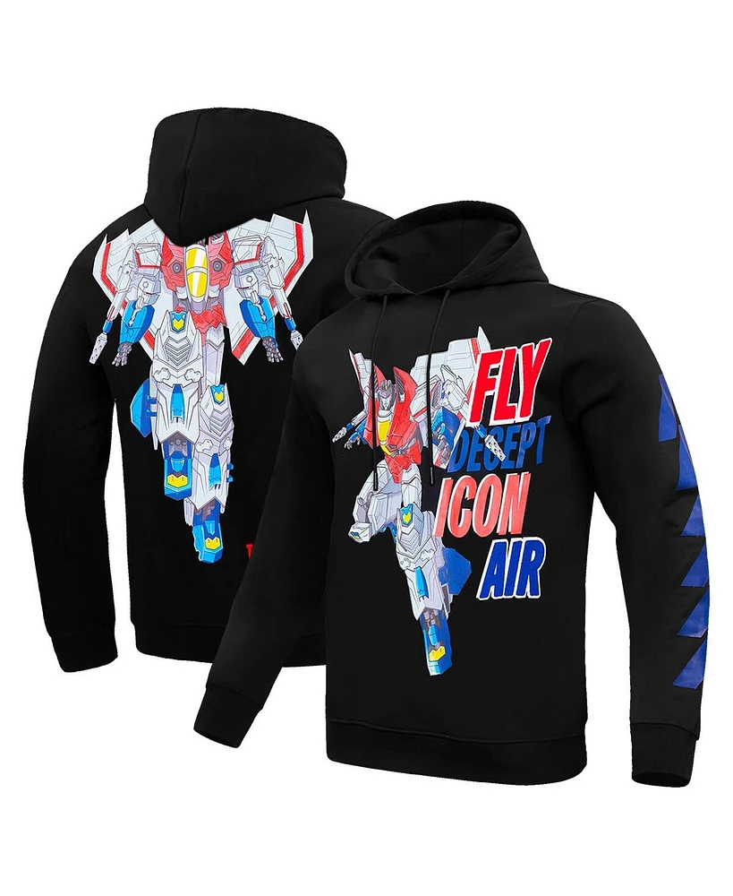 Freeze Max Men's and Women's Black Transformers Decepticon Air Pullover Hoodie