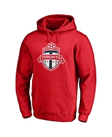 Fanatics Men's Red Toronto Fc Logo Pullover Hoodie