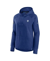 Fanatics Women's Heather Blue Toronto Maple Leafs Authentic Pro Pullover Hoodie