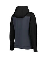 Antigua Women's Black/Gray San Jose Sharks Protect Full-Zip Jacket