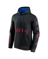 Fanatics Men's Black Buffalo Bills Wild Winner Pullover Hoodie