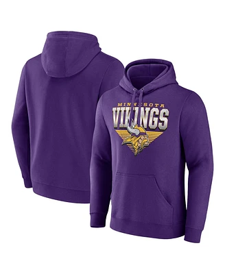 Fanatics Men's Purple Minnesota Vikings Geometric Chrome Pullover Hoodie