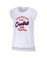 Wear by Erin Andrews Women's White Washington Capitals Domestic Tank Top