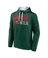 Fanatics Men's Green Minnesota Wild Never Quit Pullover Hoodie