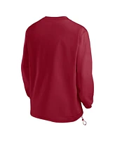 Jordan Men's Crimson Oklahoma Sooners 2024 Sideline Pullover Windshirt