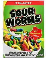 It'Sugar Sour Worms Cereal Gift Box, 24 oz