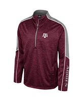 Colosseum Men's Maroon Texas A M Aggies Marled Half-Zip Jacket