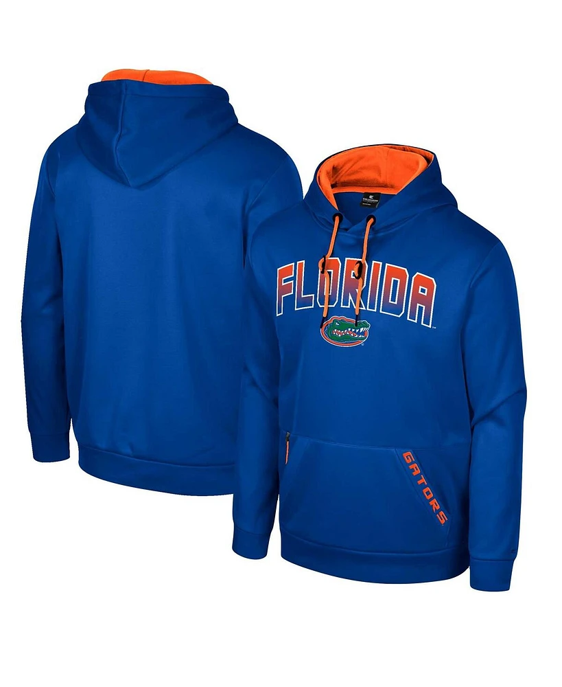 Colosseum Men's Royal Florida Gators Reese Pullover Hoodie