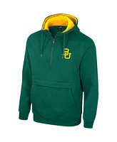 Colosseum Men's Green Baylor Bears Half-Zip Hoodie